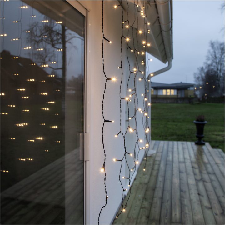 Ljusgardin Crispy Ice White Svart Star Trading – bild 6