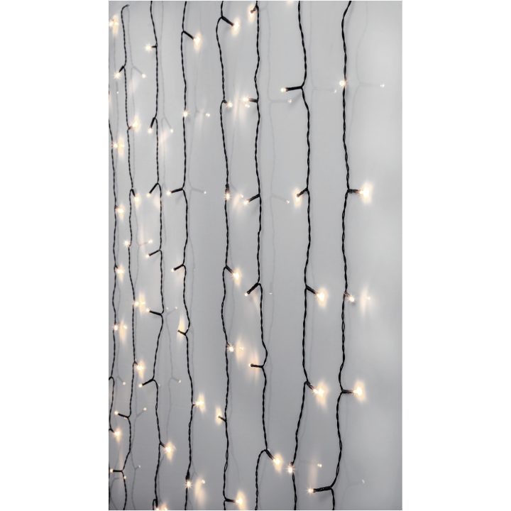 Ljusgardin Crispy Ice White Svart Star Trading – bild 4