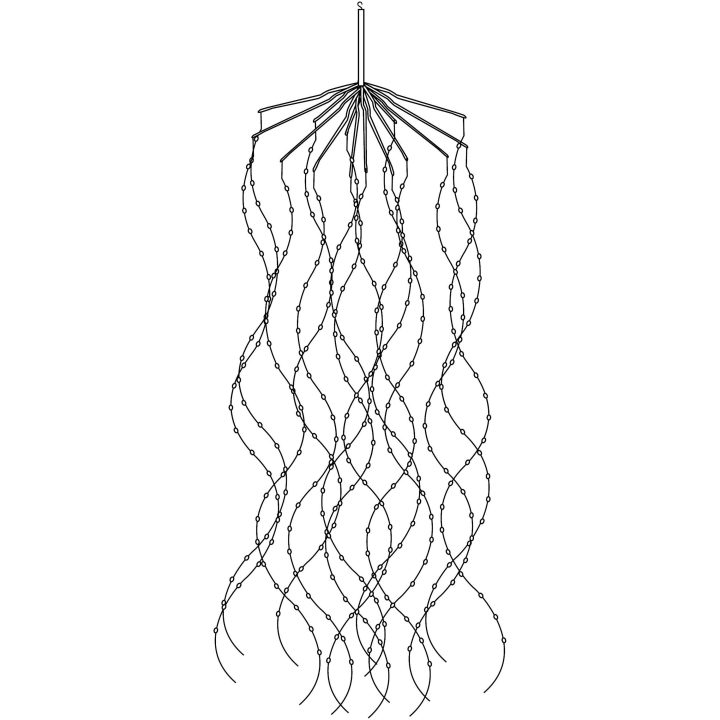 Ljusgardin Dew Drop Silver Star Trading – bild 5