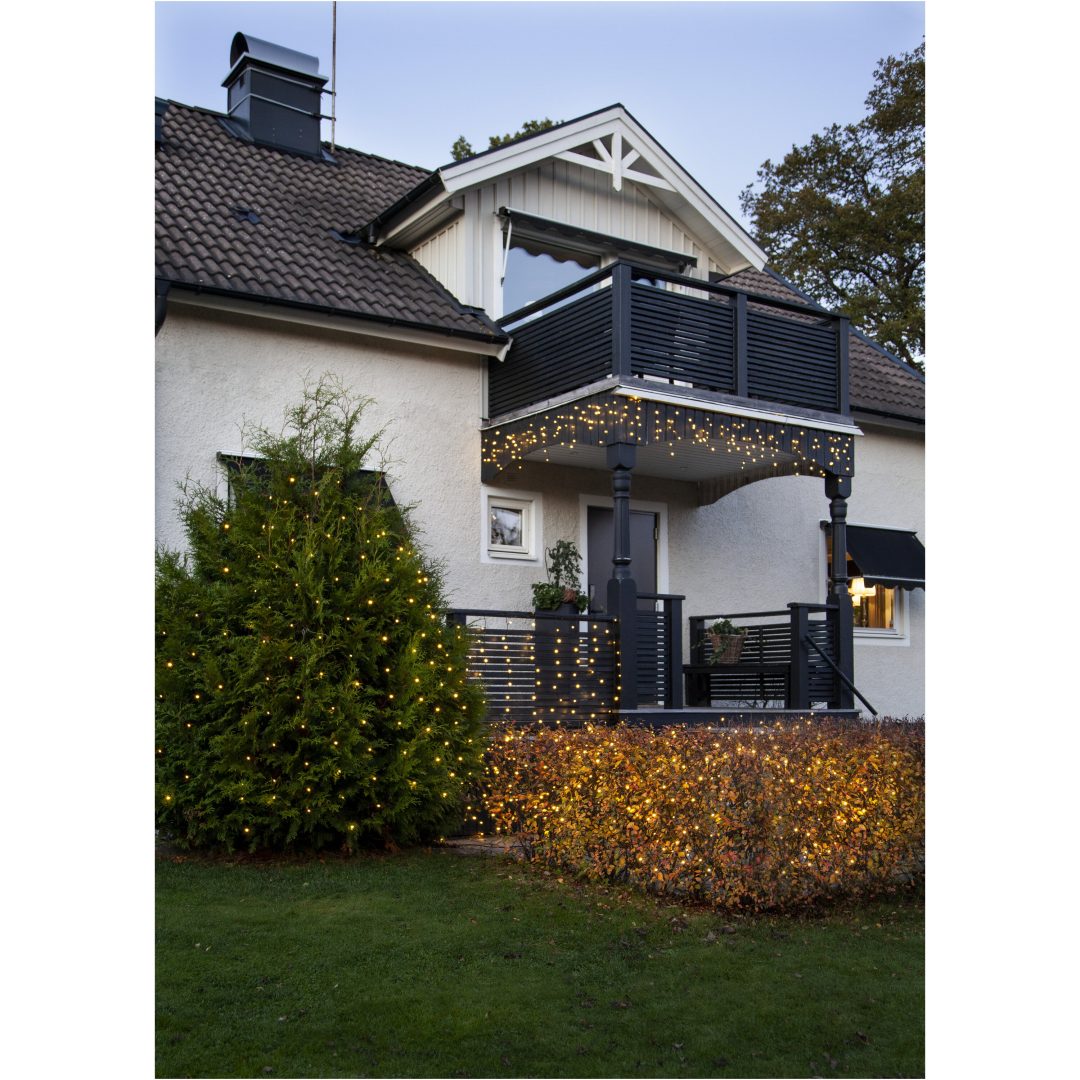 Ljusgardin Extra System Decor Svart Star Trading – bild 5