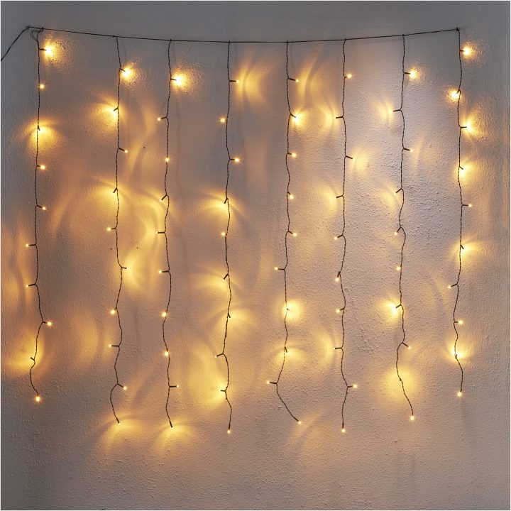 Ljusgardin Golden Warm White Svart Star Trading – bild 7