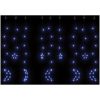 Ljusgardin stjärnor och månar fjärrkontroll 345 lysdioder blå vidaXL 345 led – miniatyr 4