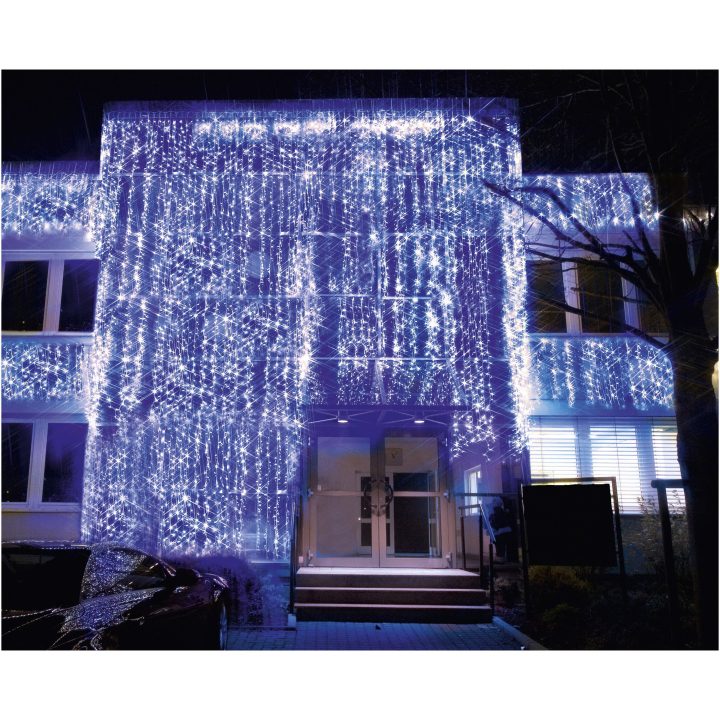 Ljusgardin System LED Kallvit Star Trading – bild 2