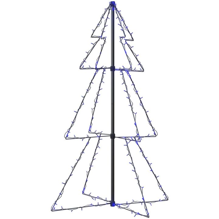 Ljuskon för julgran 160 LED inne/ute 78x120 cm vidaXL 120 x 78 cm – bild 2