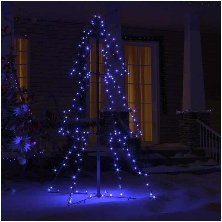 Ljuskon för julgran 160 LED inne/ute 78x120 cm vidaXL 120 x 78 cm – bild 3