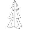 Ljuskon för julgran 160 LED inne/ute 78x120 cm vidaXL 120 x 78 cm – miniatyr 5