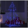 Ljuskon för julgran 160 LED inne/ute 78x120 cm vidaXL 120 x 78 cm – miniatyr 1