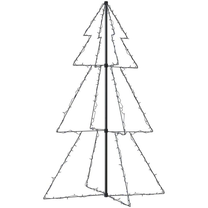 Ljuskon för julgran 200 LED inne/ute 98x150 cm vidaXL 150 x 98 cm – bild 4