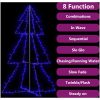 Ljuskon för julgran 200 LED inne/ute 98x150 cm vidaXL 150 x 98 cm – miniatyr 6