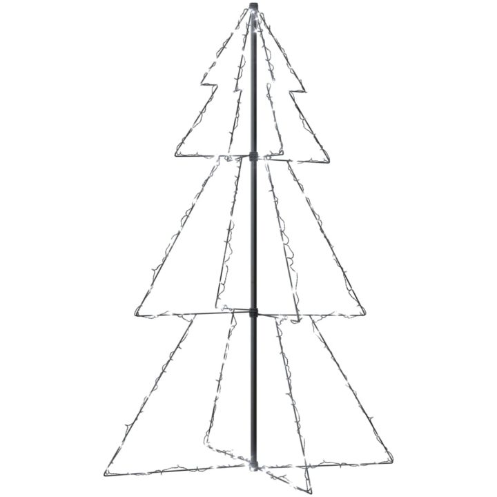 Ljuskon för julgran 200 LEDs inne/ute 98x150 cm vidaXL 150 x 98 cm – bild 2