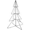 Ljuskon för julgran 240 LED inne/ute 115x150 cm vidaXL 150 x 115 cm – miniatyr 2