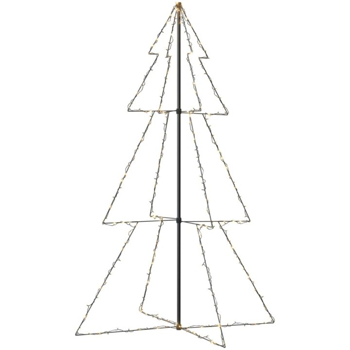 Ljuskon för julgran 240 LED inne/ute 118x180 cm vidaXL 180 x 118 cm – bild 2