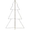 Ljuskon för julgran 240 LED inne/ute 118x180 cm vidaXL 180 x 118 cm – miniatyr 6