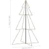 Ljuskon för julgran 240 LED inne/ute 118x180 cm vidaXL 180 x 118 cm – miniatyr 8