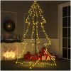 Ljuskon för julgran 240 LED inne/ute 118x180 cm vidaXL 180 x 118 cm – miniatyr 1