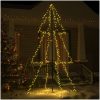 Ljuskon för julgran 300 LED inne/ute 120x220 cm vidaXL 220 x 120 cm – miniatyr 1