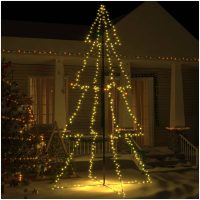 Ljuskon för julgran 360 LED inne/ute 143x250 cm vidaXL