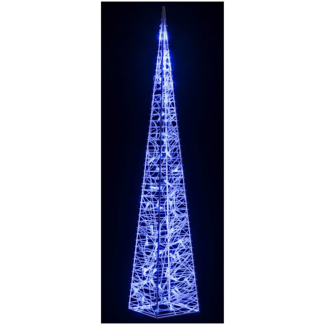Ljuskon LED akryl blå 120 cm vidaXL 120 cm – bild 4