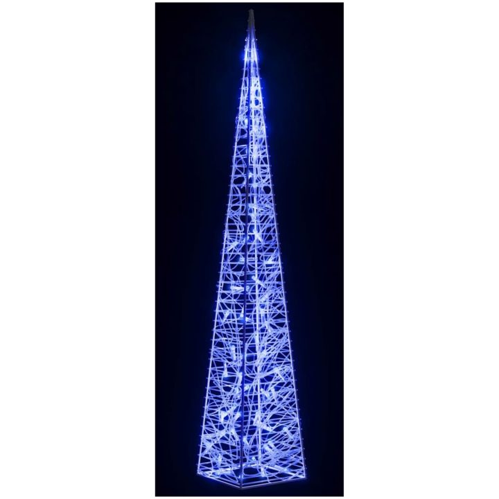 Ljuskon LED akryl blå 120 cm vidaXL 120 cm – bild 4
