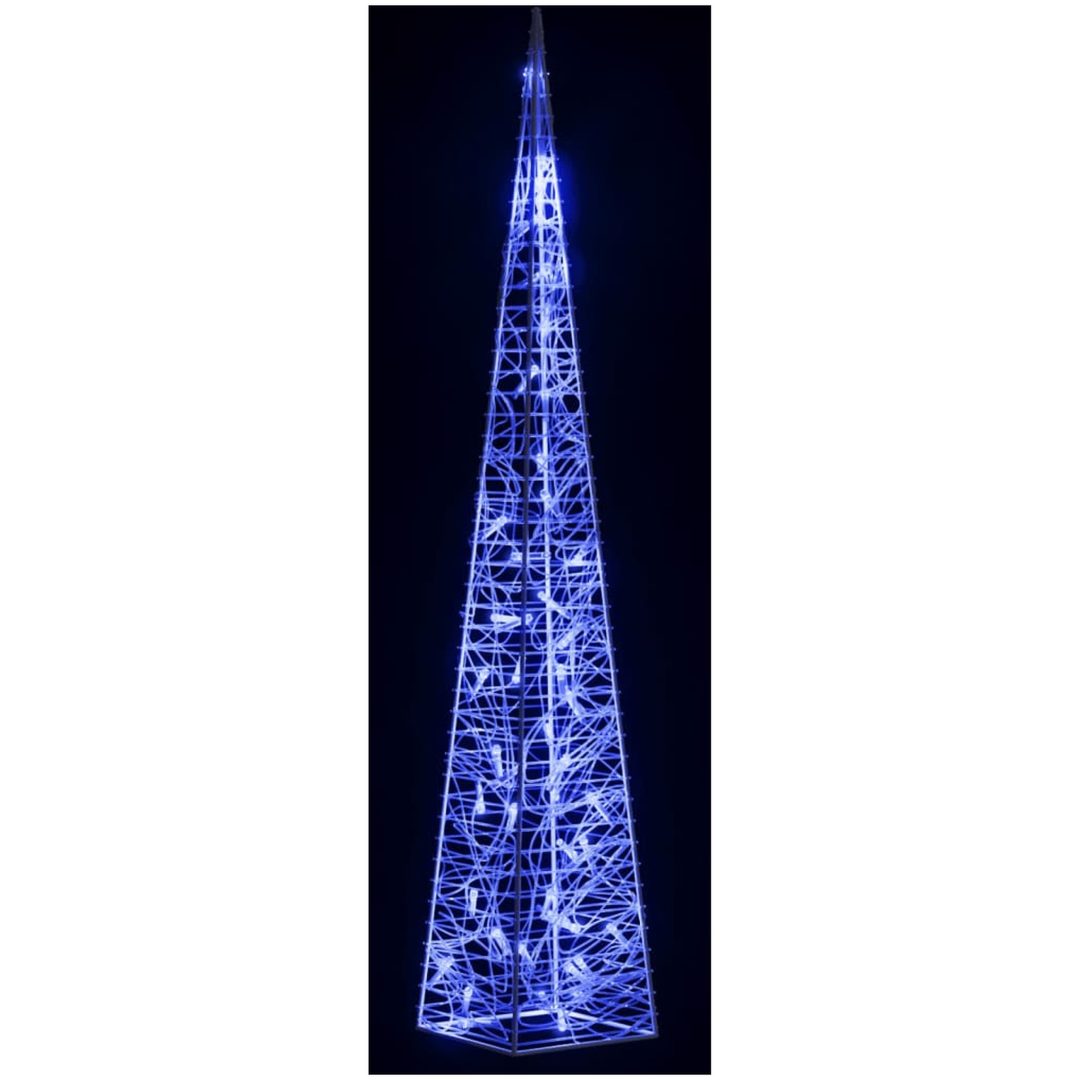Ljuskon LED akryl blå 90 cm vidaXL 90 cm – bild 4