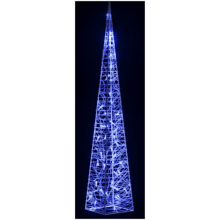 Ljuskon LED akryl blå 90 cm vidaXL 90 cm – bild 4