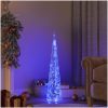 Ljuskon LED akryl blå 90 cm vidaXL 90 cm – miniatyr 1