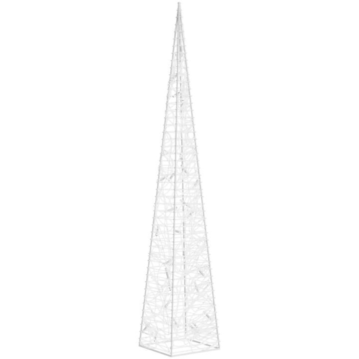Ljuskon LED akryl blå vidaXL 60 cm – bild 3