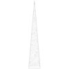 Ljuskon LED akryl blå vidaXL 60 cm – miniatyr 5