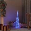 Ljuskon LED akryl blå vidaXL 60 cm – miniatyr 1