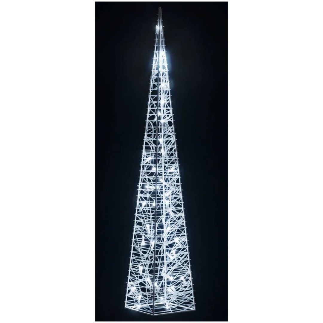 Ljuskon LED akryl kall vit vidaXL 90 cm – bild 4