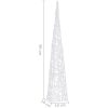 Ljuskon LED akryl varmvit 90 cm vidaXL 90 cm – miniatyr 9