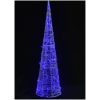 Ljuskon LED pyramid akryl blå 120 cm vidaXL 120 cm – miniatyr 2
