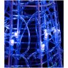 Ljuskon LED pyramid akryl blå 120 cm vidaXL 120 cm – miniatyr 3