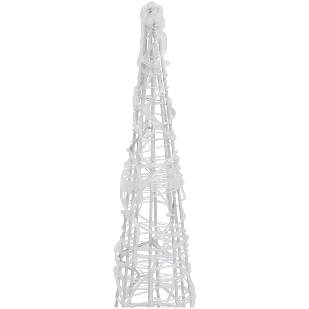 Ljuskon LED pyramid akryl blå 120 cm vidaXL 120 cm – bild 5