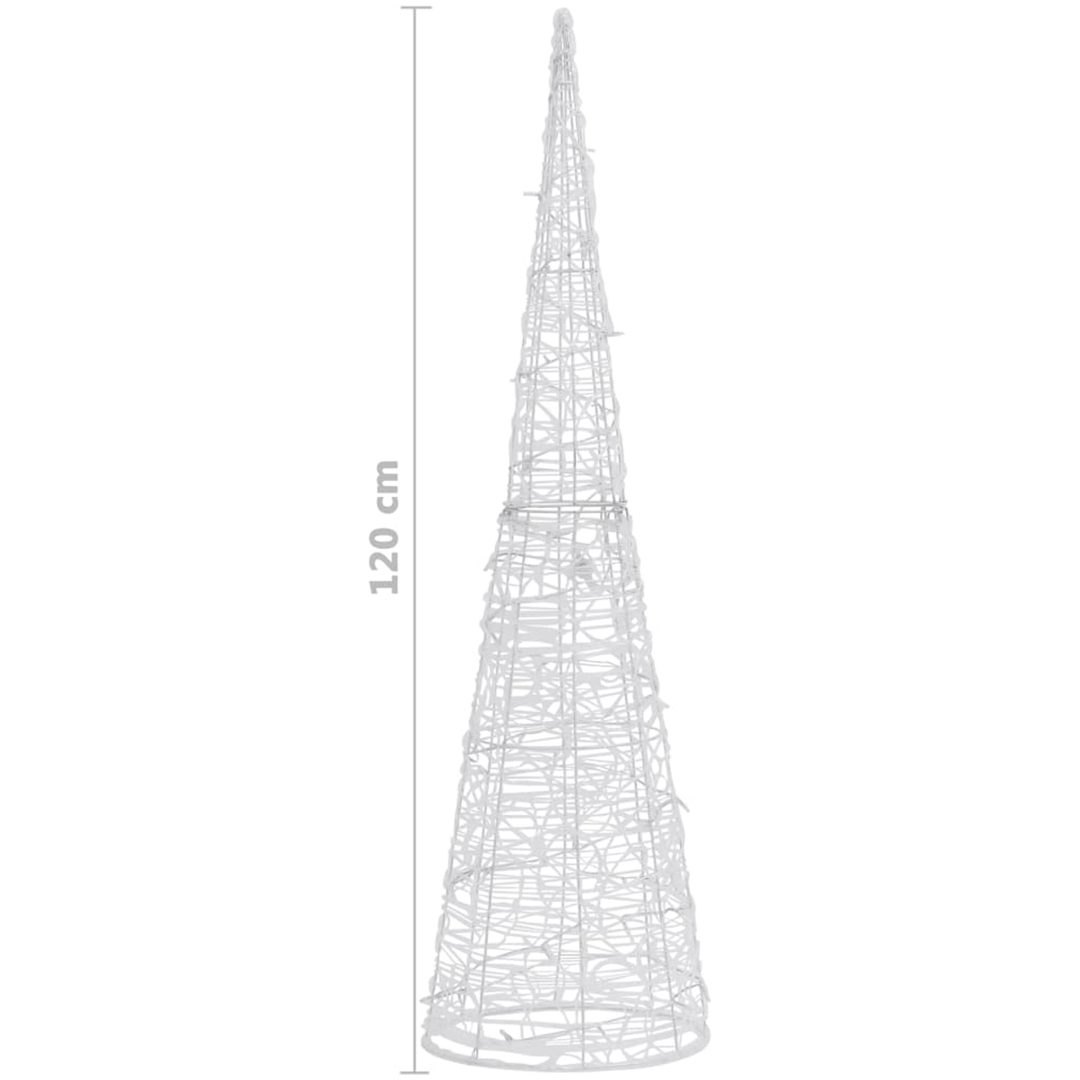 Ljuskon LED pyramid akryl blå 120 cm vidaXL 120 cm – bild 7