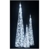 Ljuskoner LED set akryl kall vit vidaXL 60/90/120 cm – miniatyr 4
