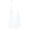 Ljuskoner set akryl kall vit 30/45/60 cm vidaXL 30/45/60 cm – miniatyr 2