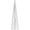 Ljuskoner set akryl LED blå vidaXL 30/45/60 cm – miniatyr 6