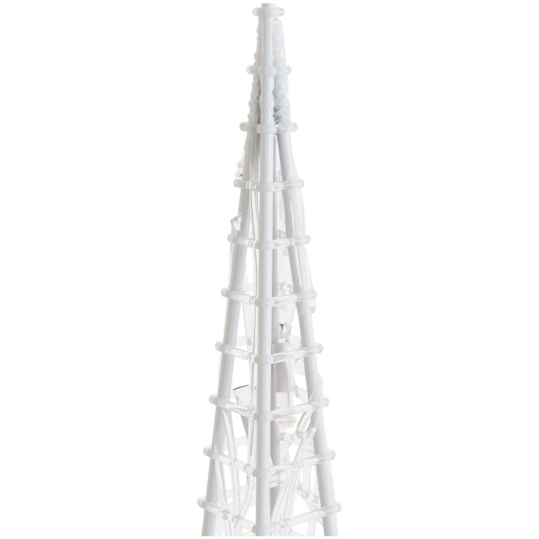 Ljuskoner set akryl LED blå vidaXL 30/45/60 cm – bild 6