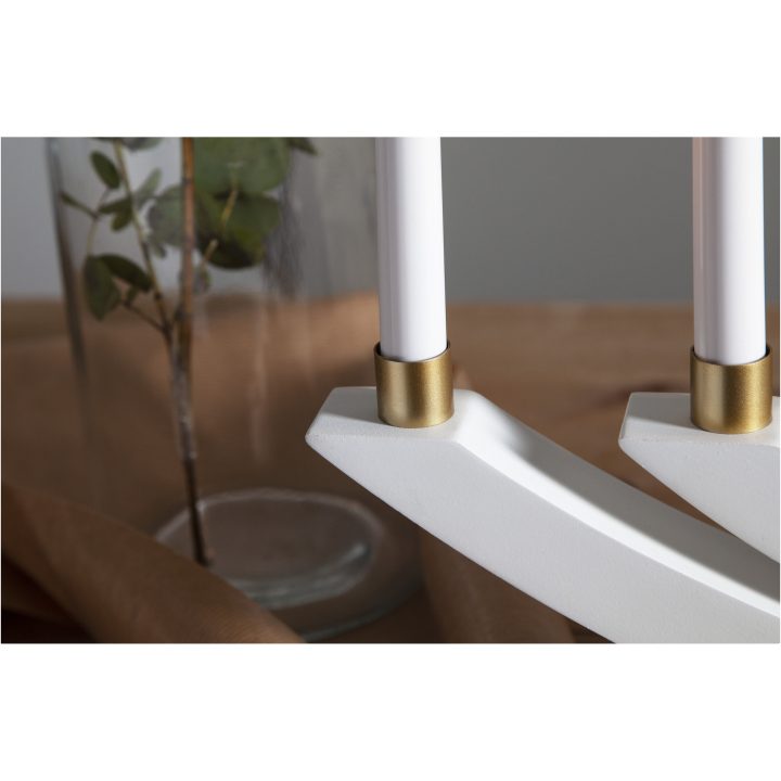 Ljusmanschett 7-pack Accessorize Guld Star Trading Rund upphöjd – bild 4