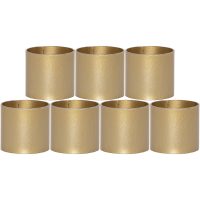 Ljusmanschett 7-pack Accessorize Guld Star Trading