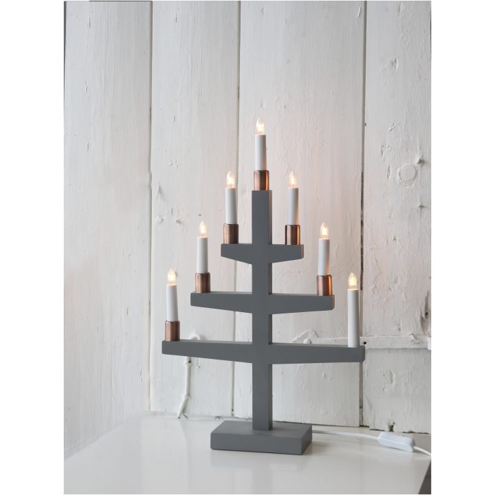 Ljusmanschett 7-pack Accessorize Koppar Star Trading – bild 5