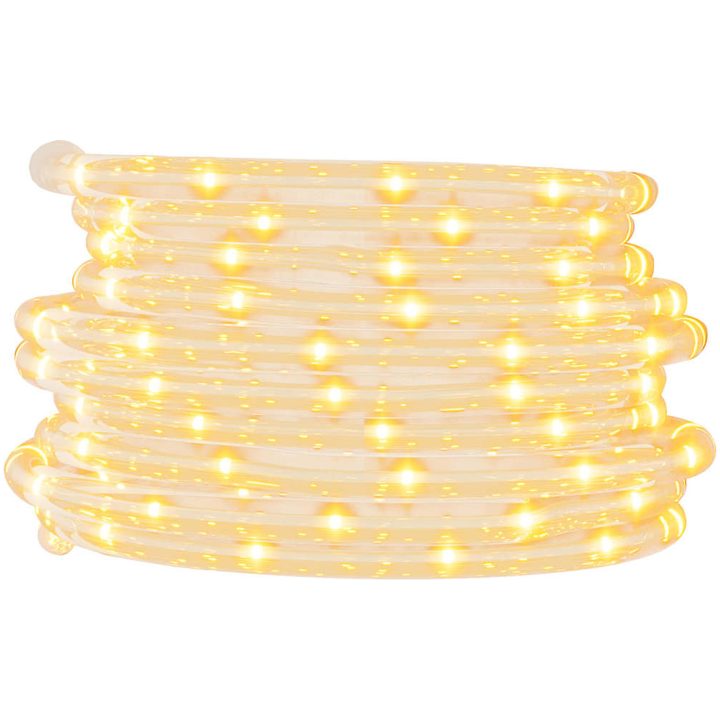 Ljusslang med 120 lysdioder varmvit PVC vidaXL 5 m – bild 3