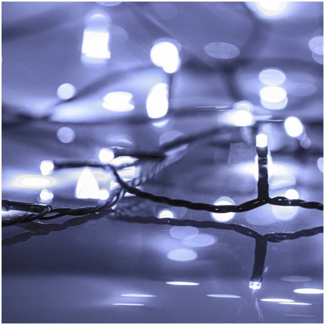 Ljusslinga 2000 LED inne/ute IP44 kallvit vidaXL 200 m – bild 6