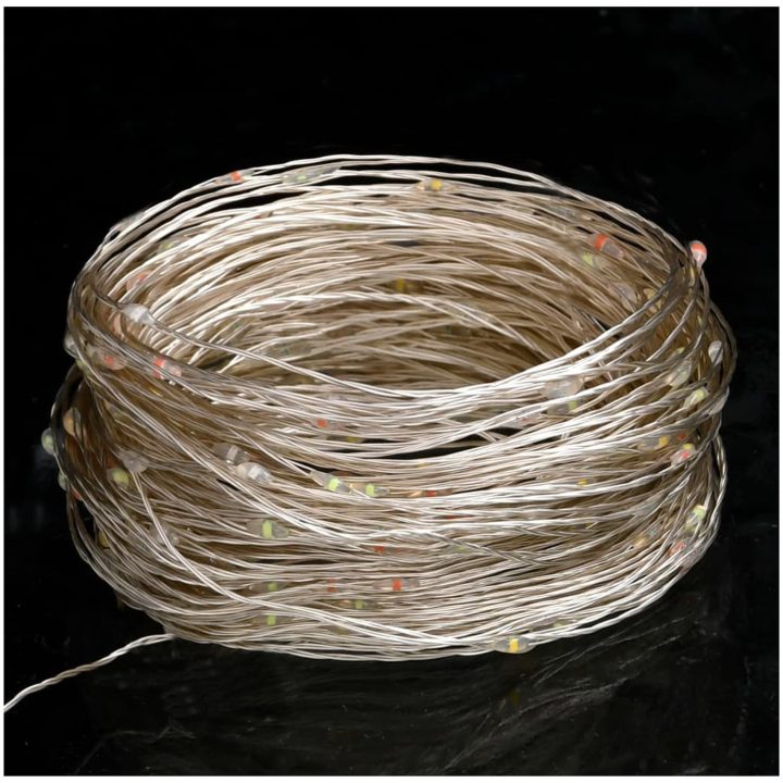 Ljusslinga 40 m 400 lysdioder flerfärgad 8 funktioner vidaXL 40 m – bild 4