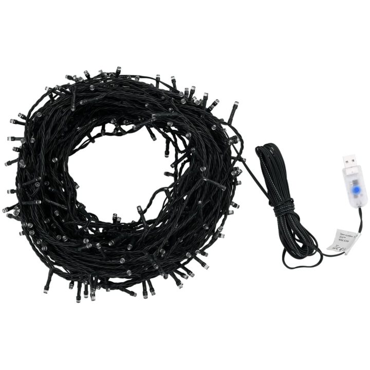 Ljusslinga 400 LED inne/ute 40 m kallvit vidaXL 40 m – bild 2