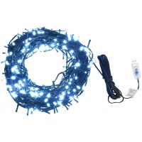Ljusslinga 400 LED inne/ute 40 m kallvit vidaXL
