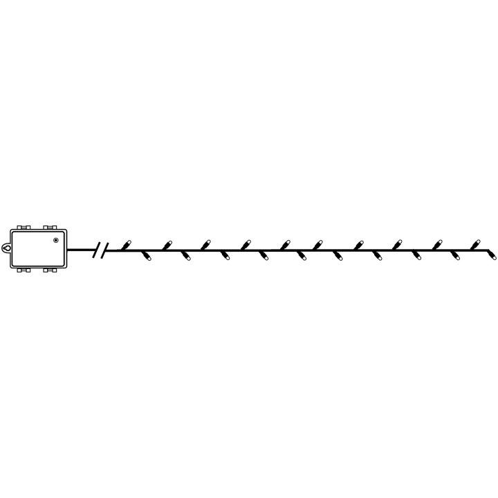 Ljusslinga Akku Svart Star Trading – bild 4