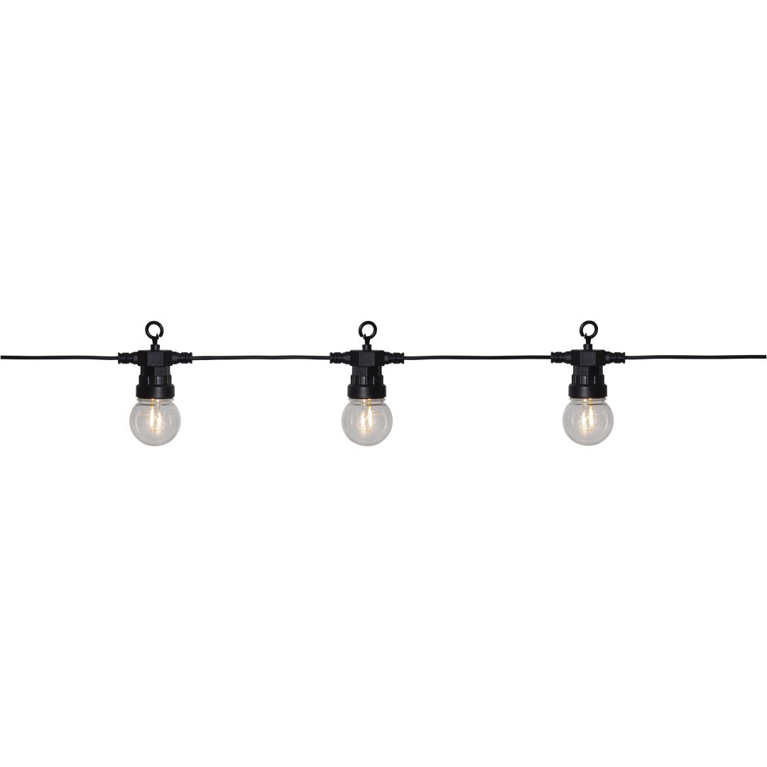 Ljusslinga Circus Small Filament Svart Star Trading – bild 17
