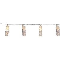 Ljusslinga Clippy Transparent Star Trading